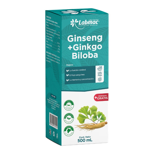 GINSENG + GINKGO BILOBA JARABE